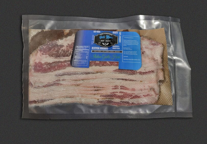 Italian Garlic & Herb Beef Bacon