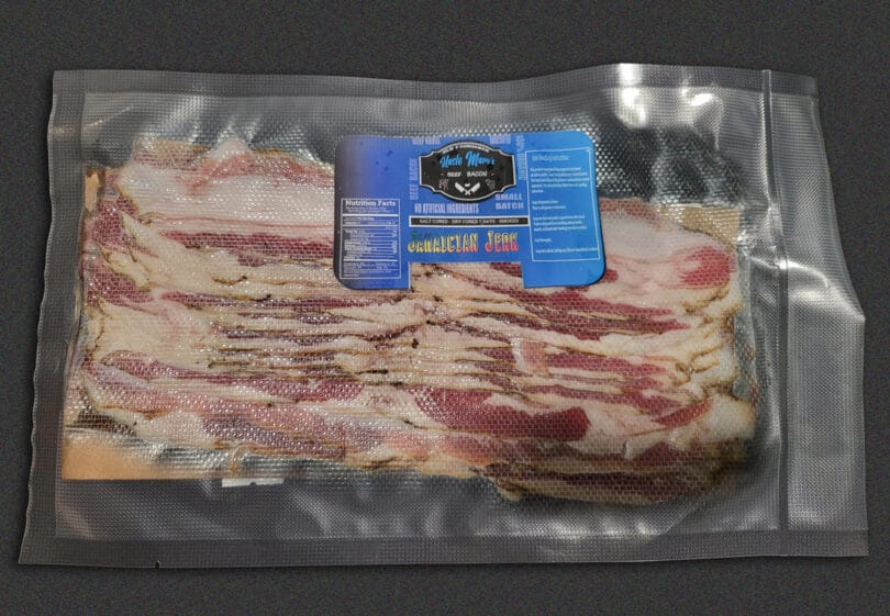 Jamaican Jerk Beef Bacon
