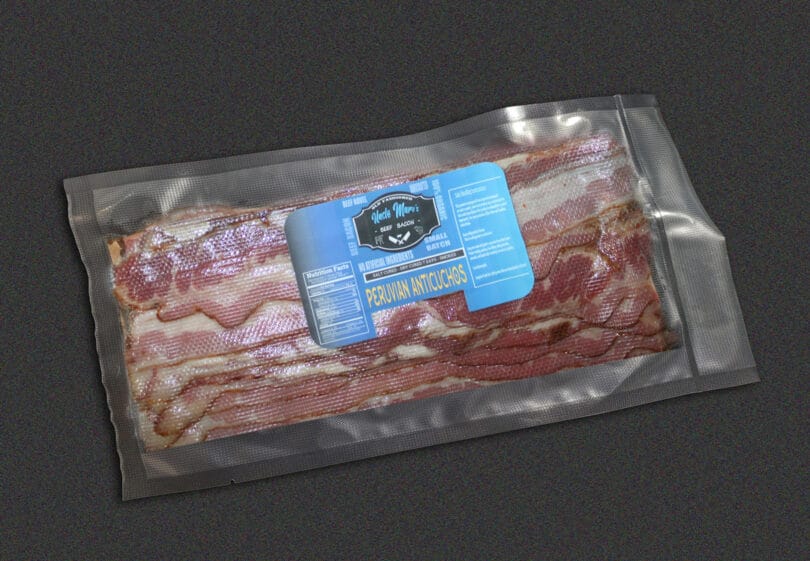 Peruvian Anticuchos Beef Bacon