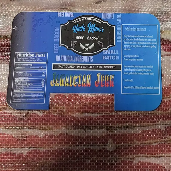 Jamaican Jerk Beef Bacon