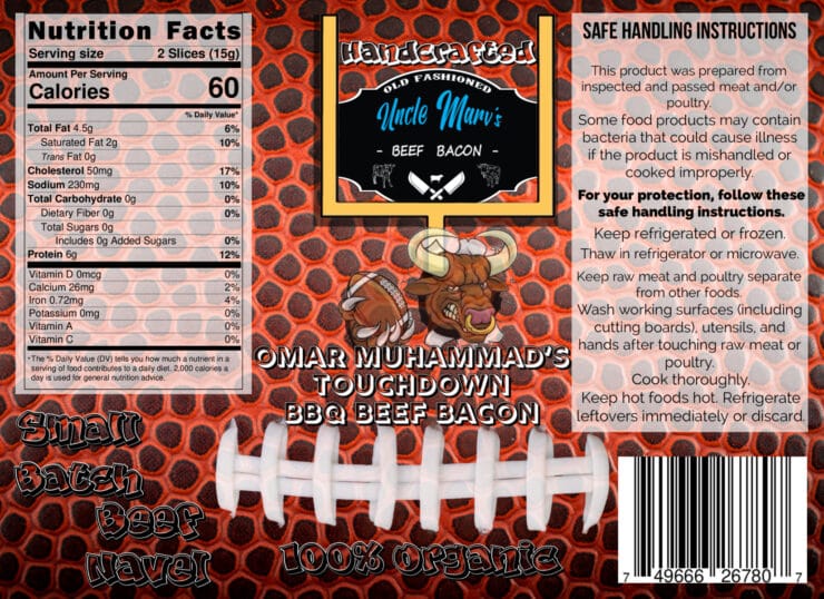 Omar Muhammad's Touchdown BBQ Beef Bacon