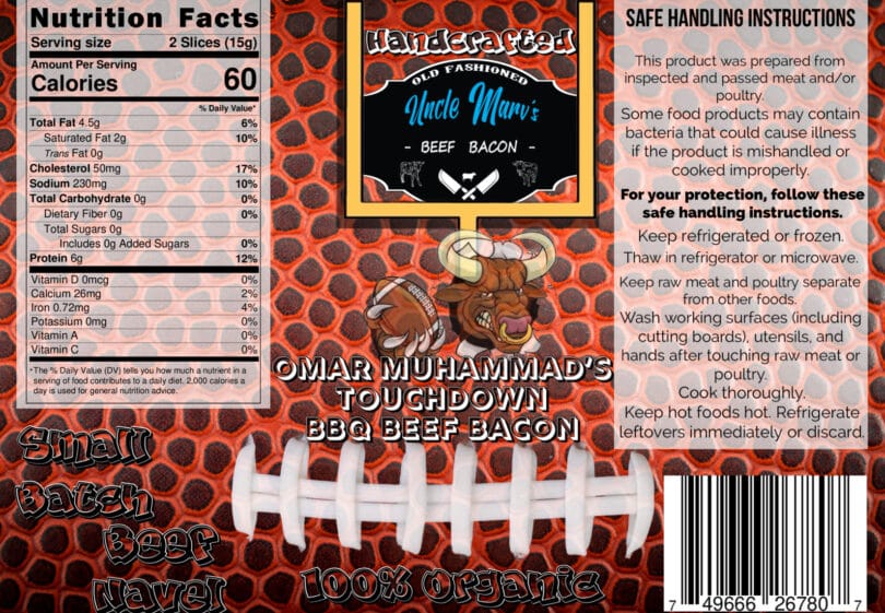 Omar Muhammad's Touchdown BBQ Beef Bacon